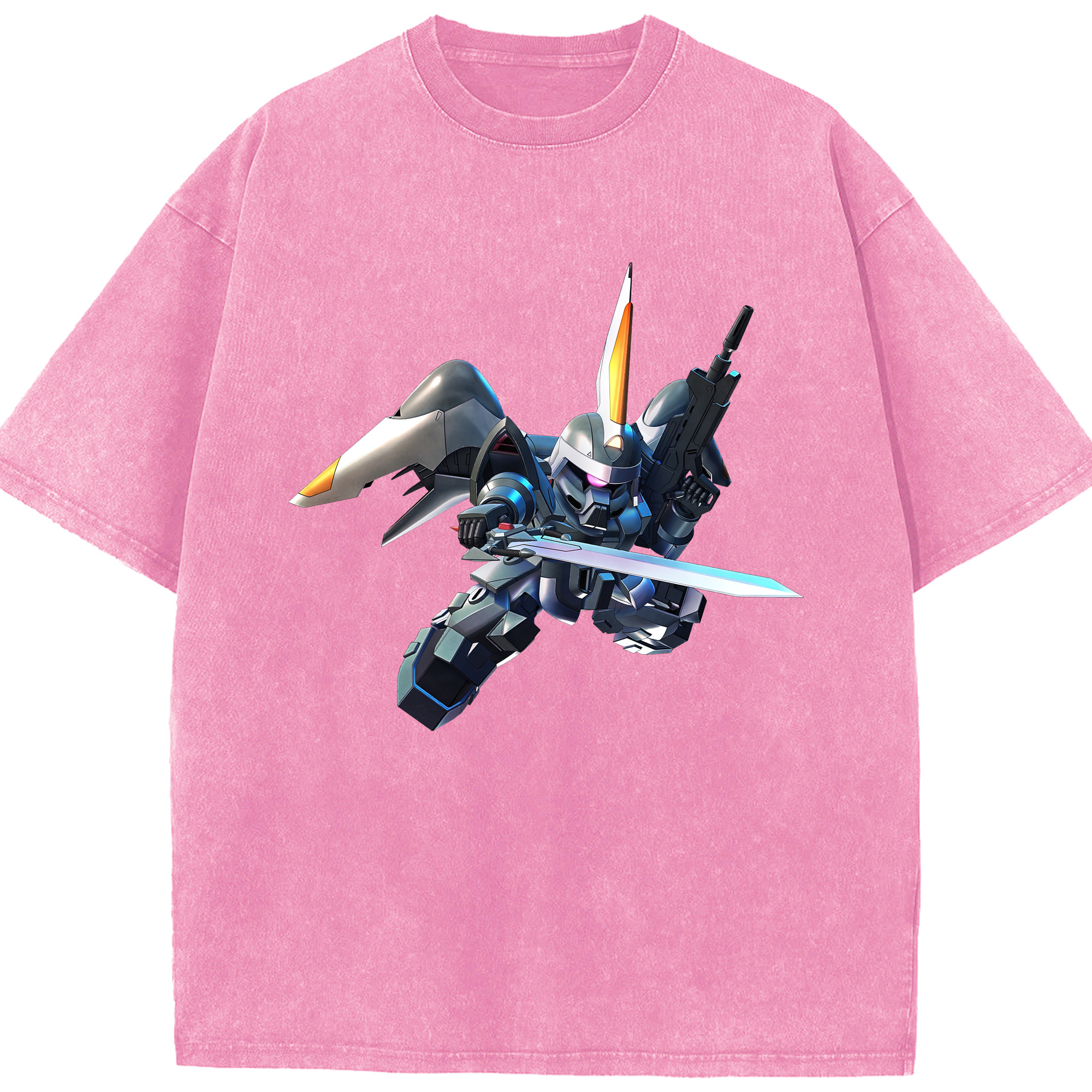 （画像用） 機動戦士ガンダム Mobile Suit Gundam 綿100% ヴィンテージ風 半袖Tシャツ（フロントプリント）
